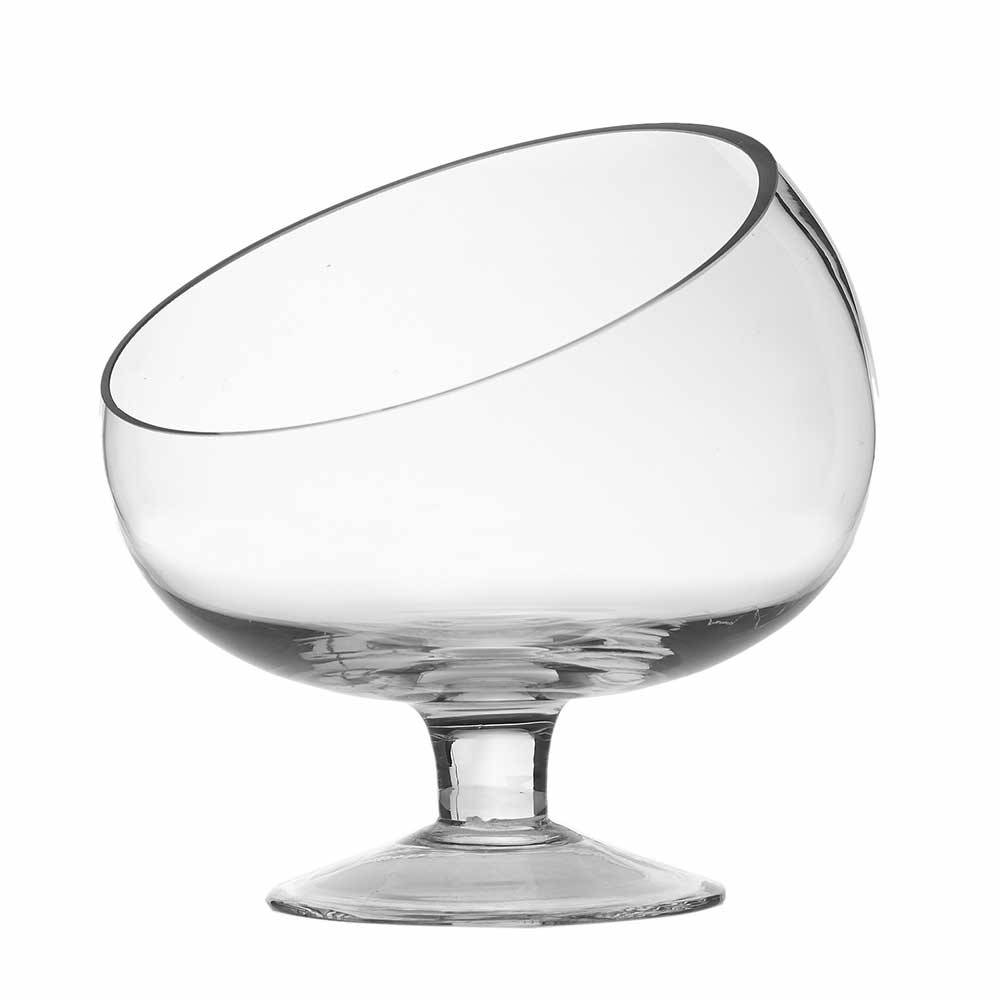 BIAS BOWL 8"X9" CLEAR