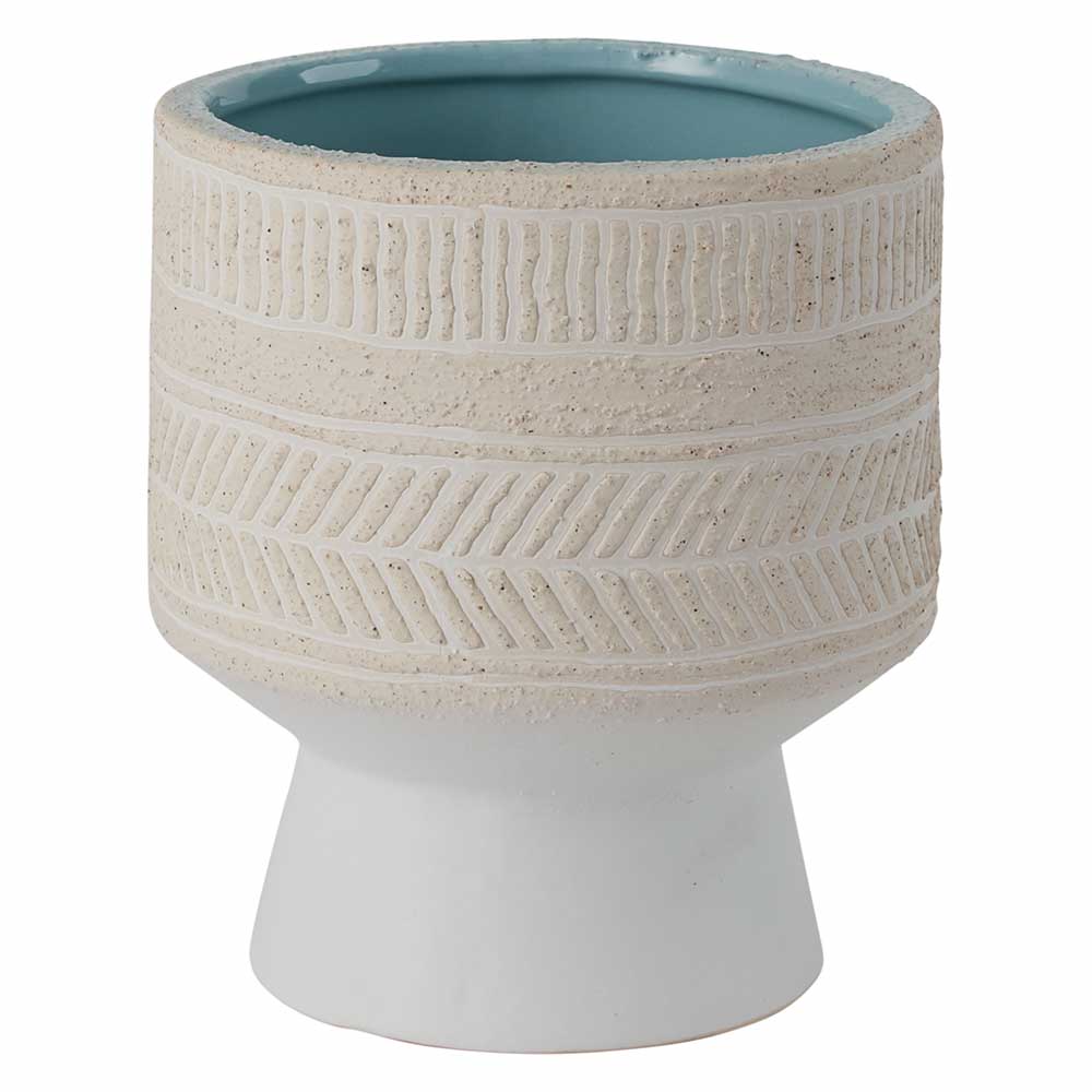 UMBRA FOOTED POT 5.5"X 5.5"X