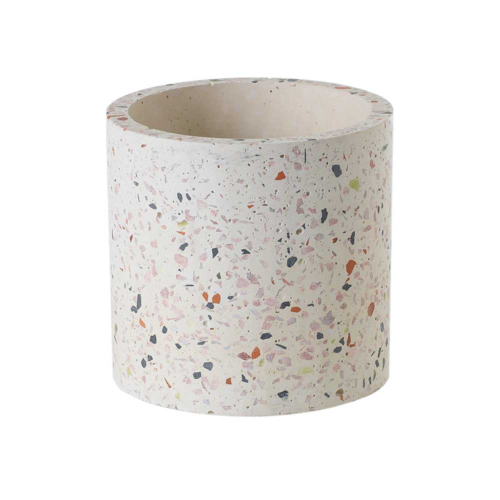 TERRAZZO POT 7.25"X 6"