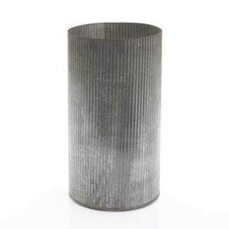 NORAH VASE 6"X 10.5" ZINC