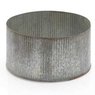 NORAH BOWL 7.5"X 4" ZINC