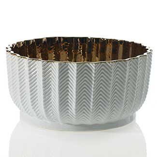 11.75"X 5.5" BOWL, WHITE