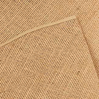 60" TABLE ROUND,  NATURAL BURLAP
