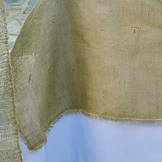 64" SQUARE BURLAP CLOTH