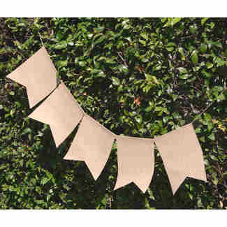 JUTE BANNER FLAG GARLAND