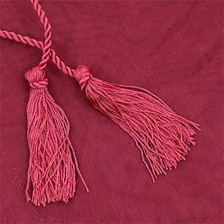 28" ORGANZA WRAP,CERISE