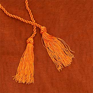 28" ORGANZA WRAP,ORANGE