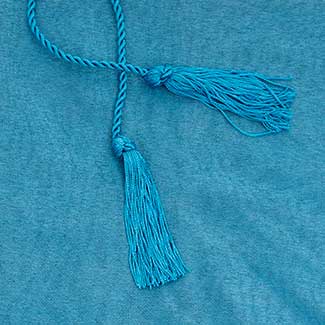 28" ORGANZA  WRAP, TURQUOISE