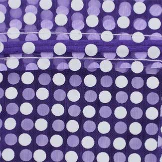 4" PRINTED BAGS,PURPLE