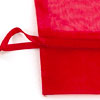14" ORGANZA GIFT BAG,RED