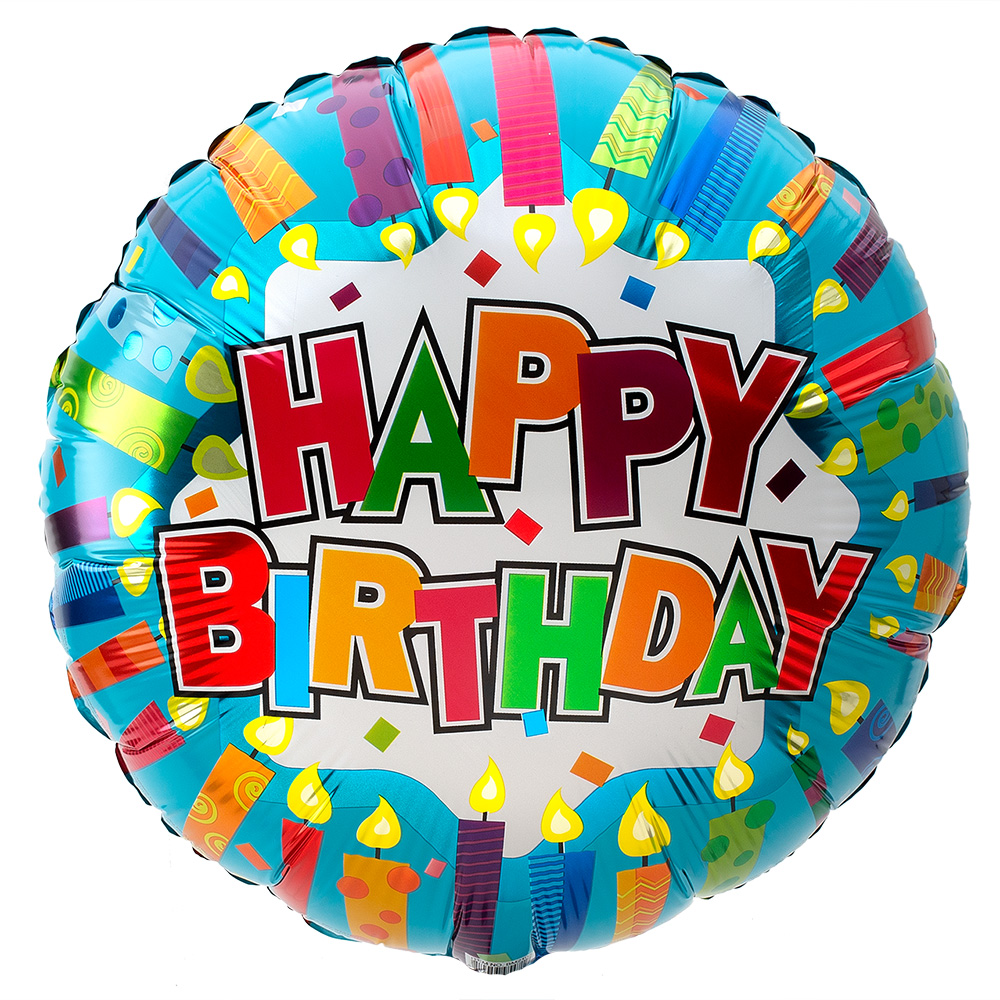 18" BALLOON,BIRTHDAY
