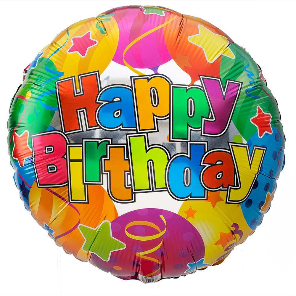 18" BALLOON,BIRTHDAY