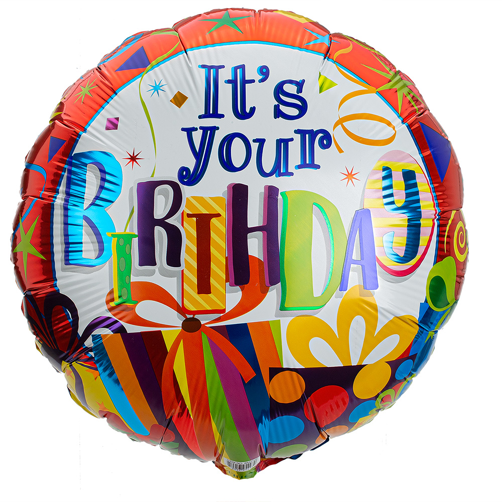 18" BALLOON,BIRTHDAY