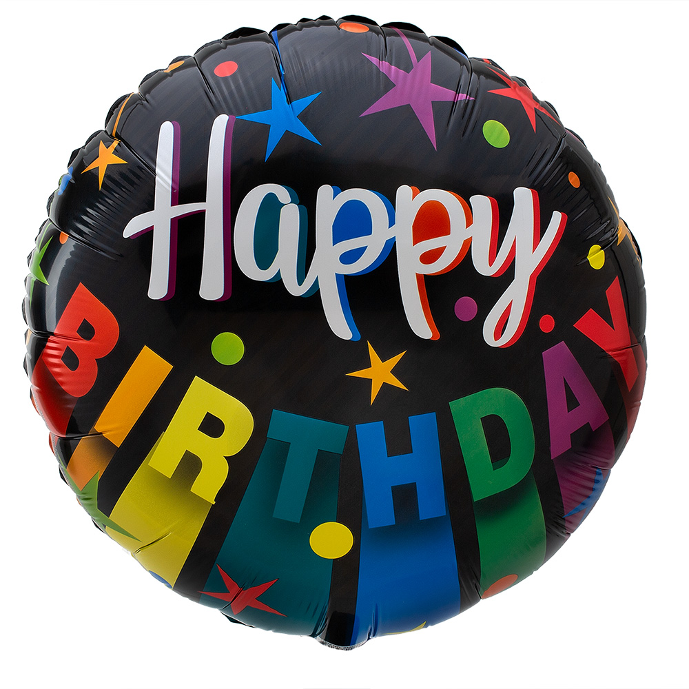 18" BALLOON,BIRTHDAY