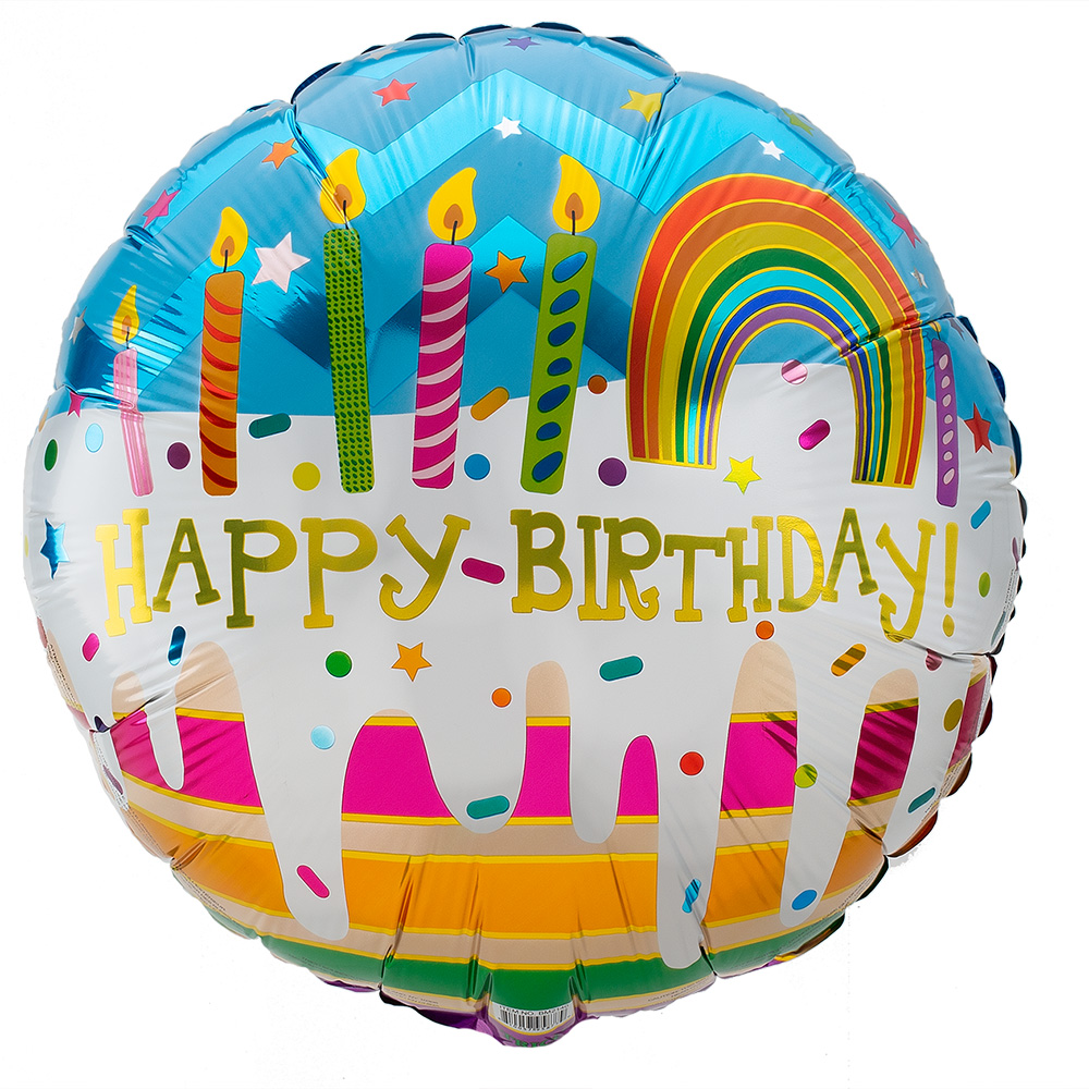 18" BALLOON,BIRTHDAY