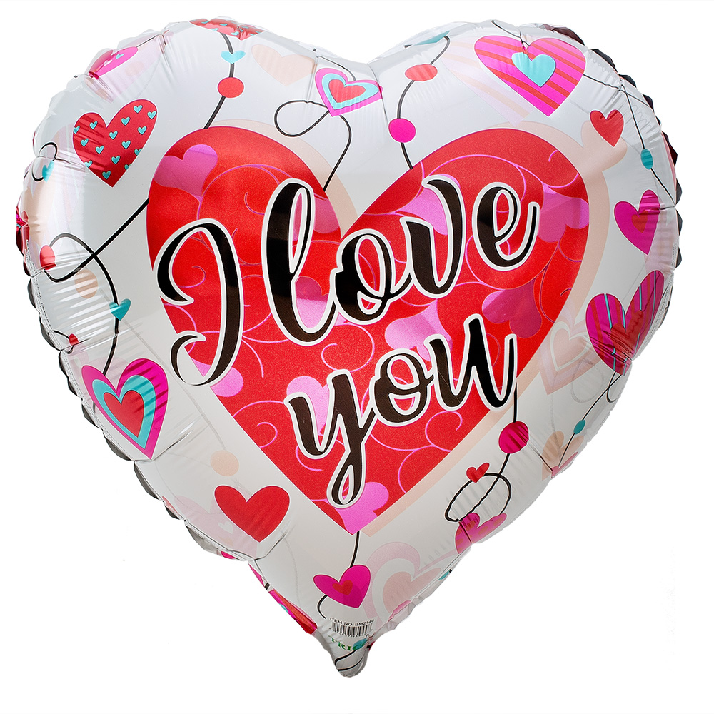 18" BALLOON,I LOVE YOU