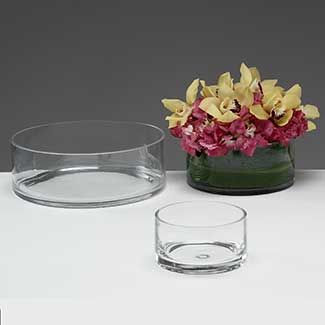 GLASS   3" X 5.25" VASE