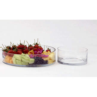 GLASS   3.75" X 15" BOWL