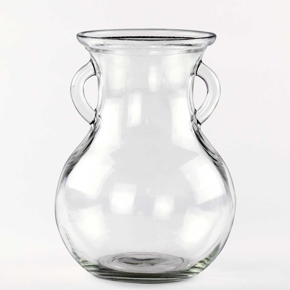 GLASS   8"X 4.5" NORAH VASE