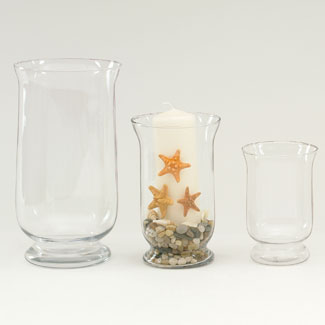 GLASS   13.75" X 7.5" HURRICANE