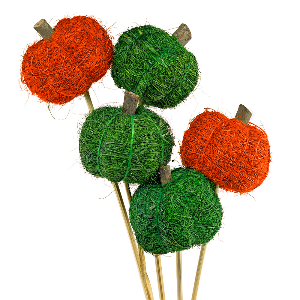 3" STEMMED PUMPKIN