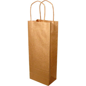 12.5" KRAFT WINE BAGS