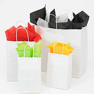 12" X 16" WHITE KRAFT BAG