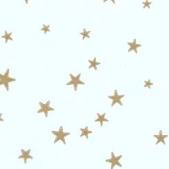24" PRINTED,GOLD STARS