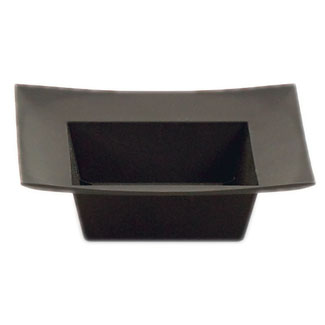 5.5" SQUARE BLACK DISH