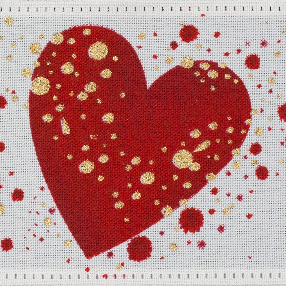 2 1/2" PAINTED LOVE,IVORY NATURA