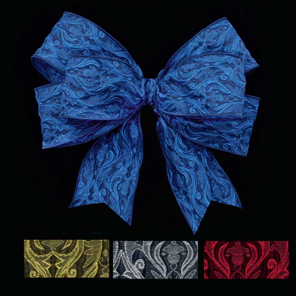 2 1/2" WIRED ARABELLA RIBBON