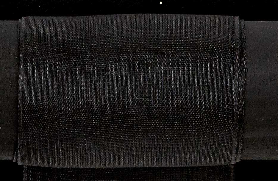 9/16" 100YD DELICATE CHIFFON, BLACK