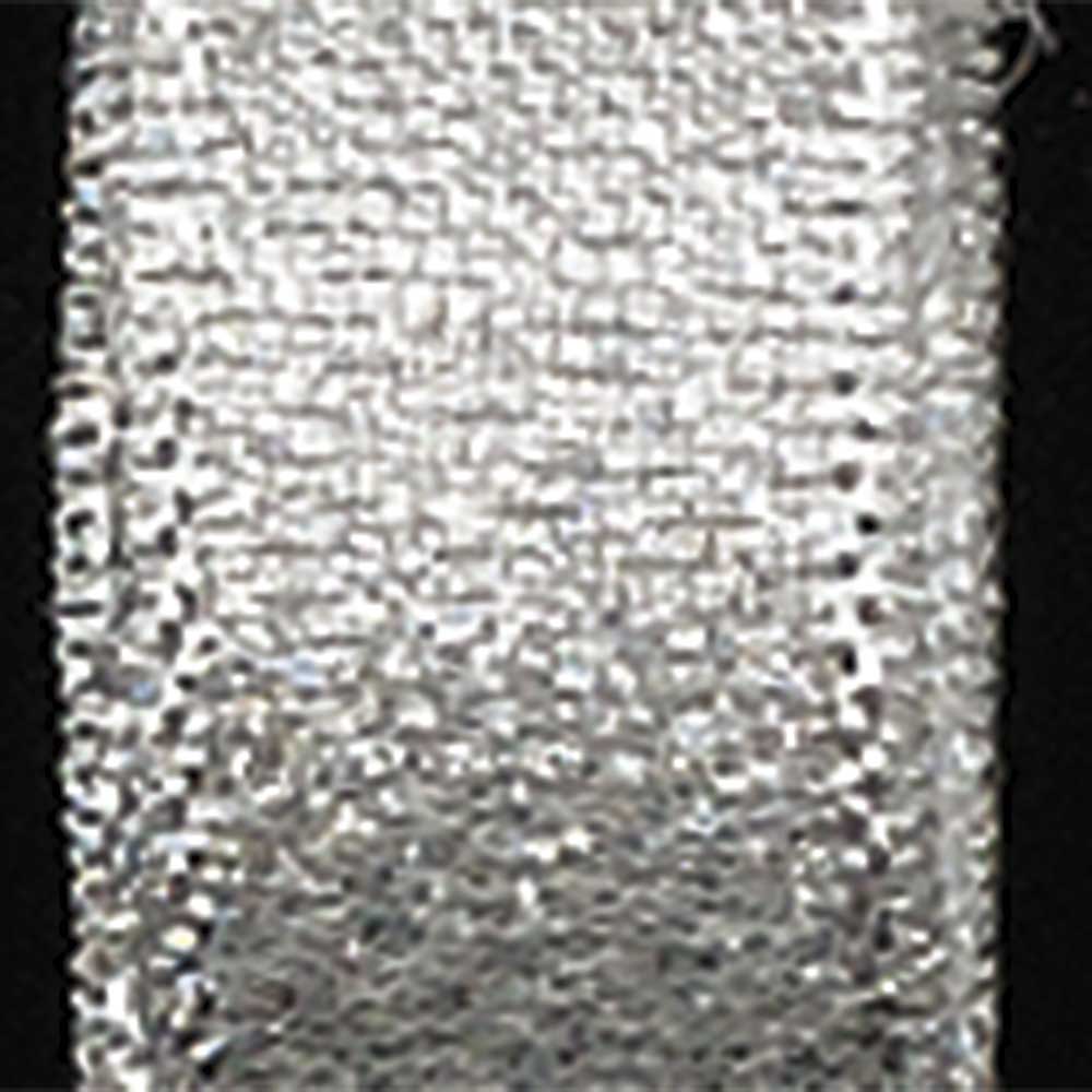 1/4" METALLIC CASINO, SILVER