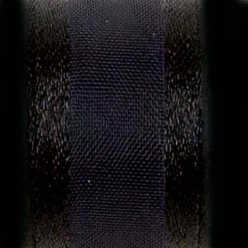 9/16" SATIN CHIFFON,BLACK