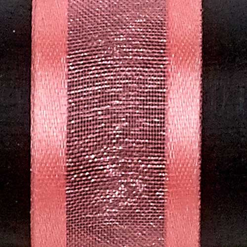 9/16" SATIN CHIFFON,CORAL