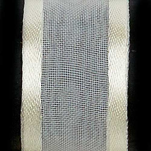 9/16" SATIN CHIFFON,IVORY