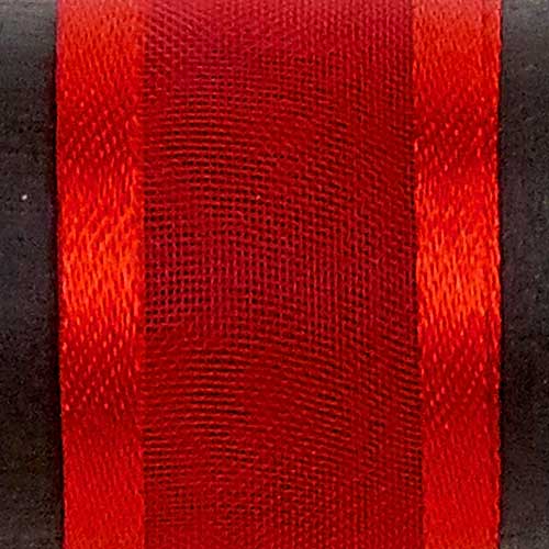 9/16" SATIN CHIFFON,RED