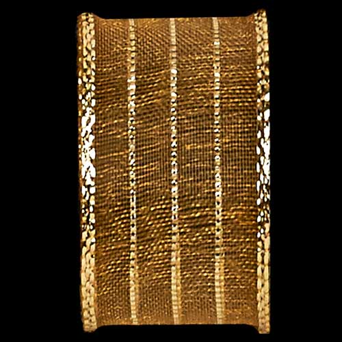 9/16" ROYALTY CHIFFON,GOLD