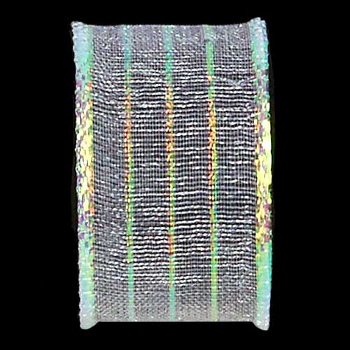9/16" ROYALTY CHIFFON,WHITE/IRID