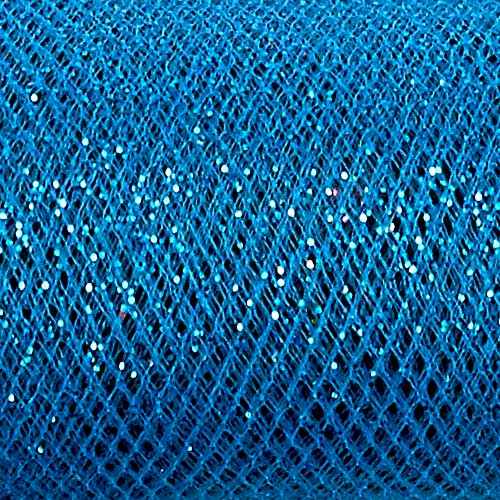 6" SPARKLE TULLE,TURQUOI