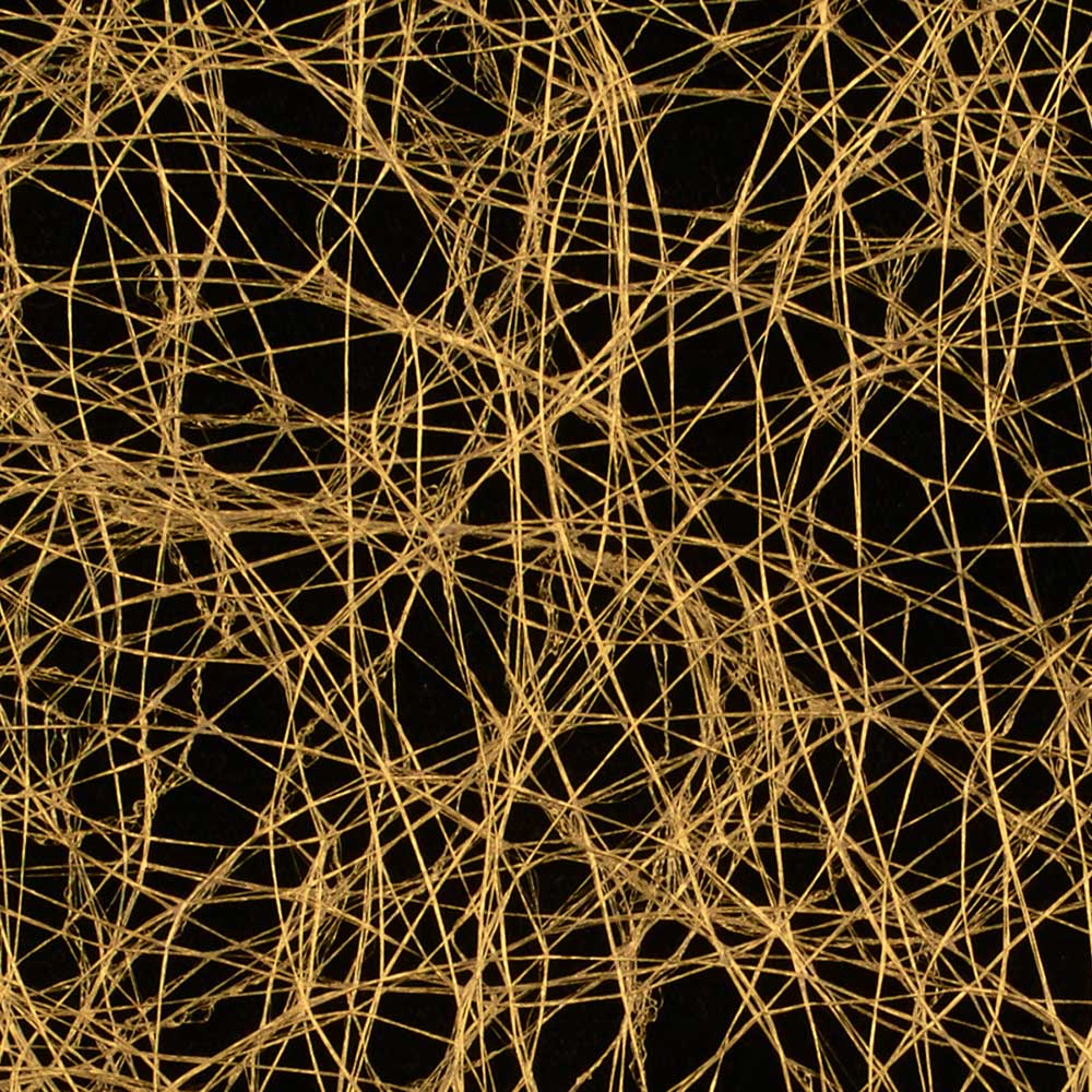 4" FAUX SISAL WEB,GOLD