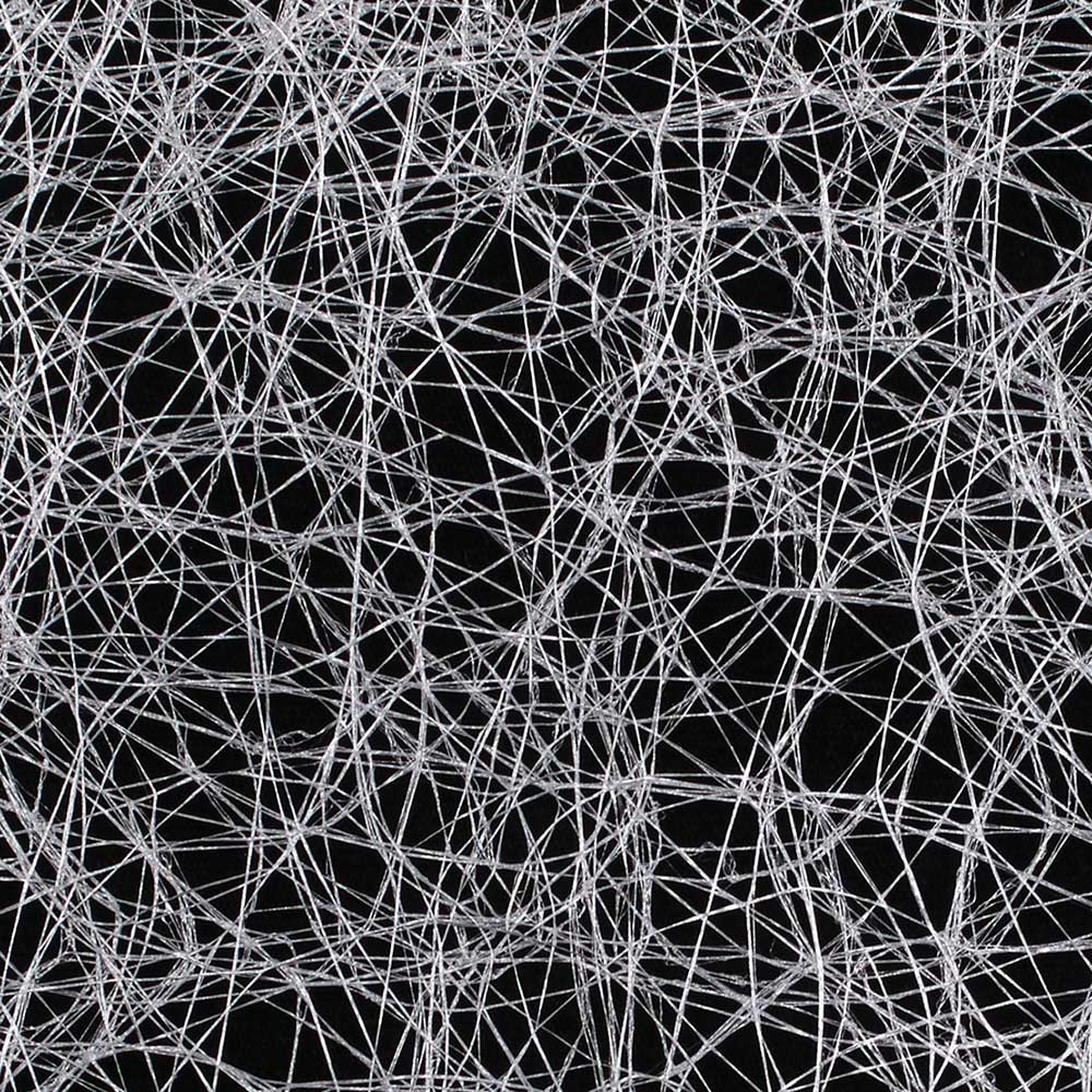 4" FAUX SISAL WEB,SILVER