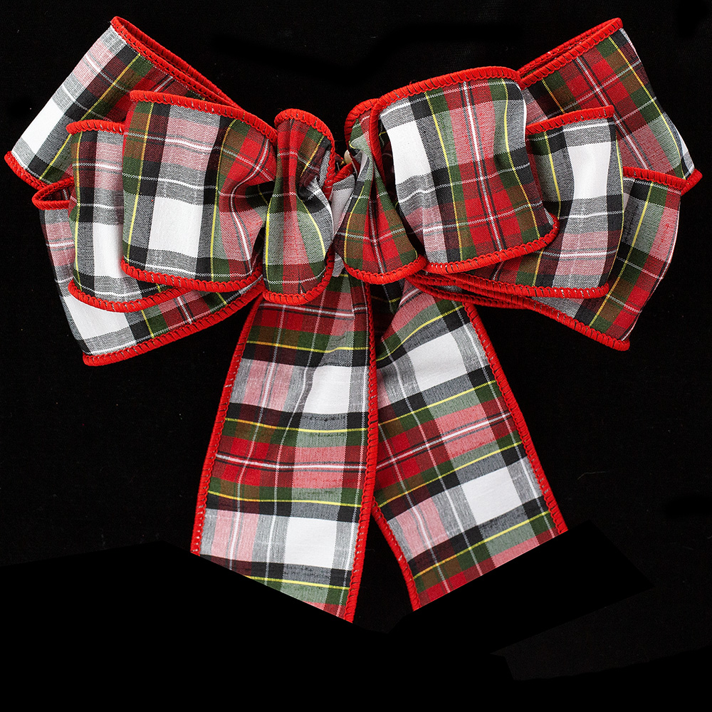 2 1/2" WIRED MALTESE RIBBON