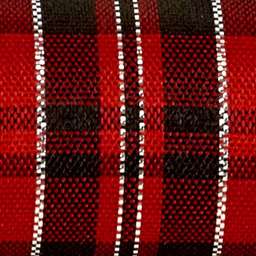 1 3/8" WIRED TUCKER,RED/BLACK