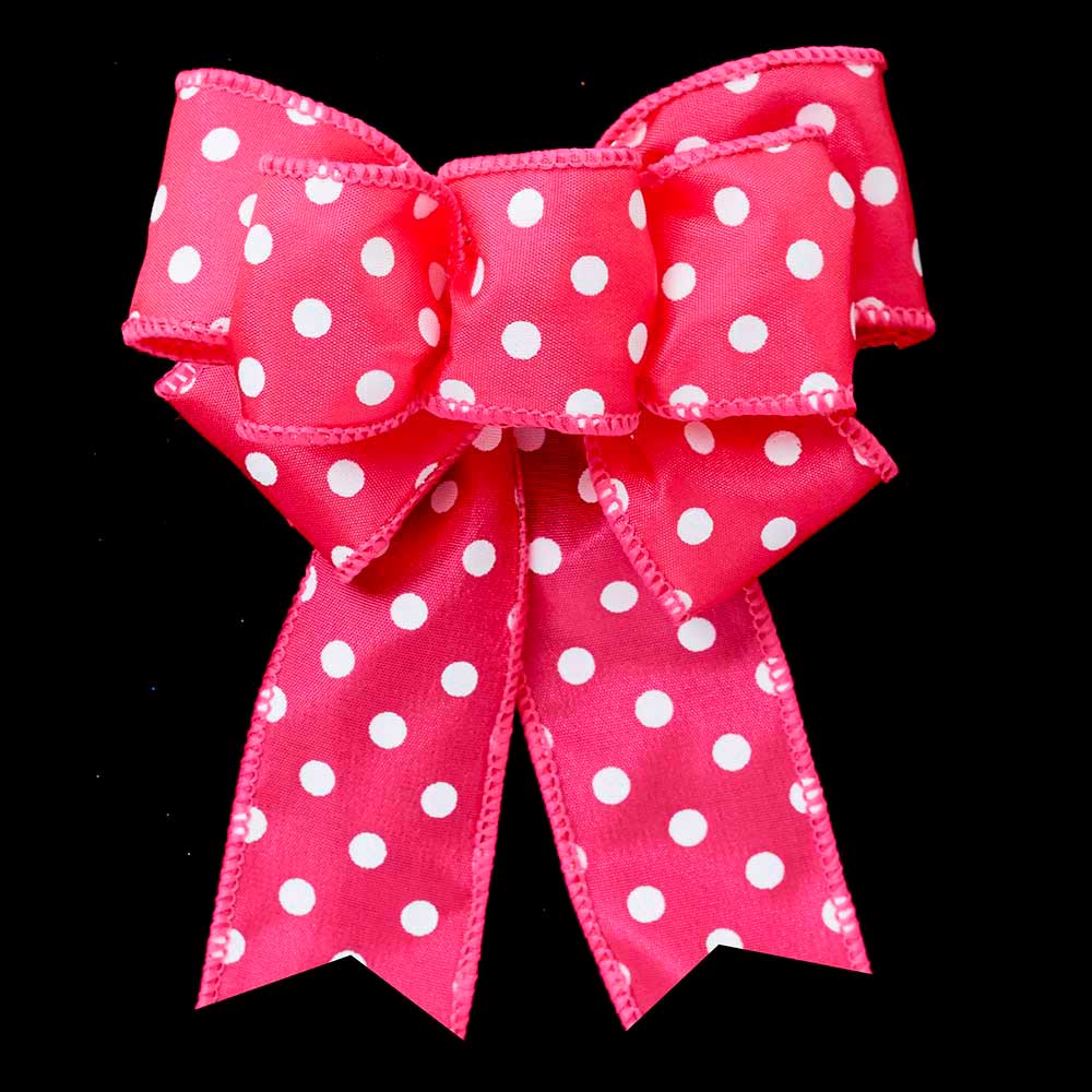 1 3/8" WIRED PARTY DOTS RIBBON