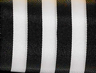 1 3/8" WIRED TUTTI FRUTTI STRIPE,     BLACK