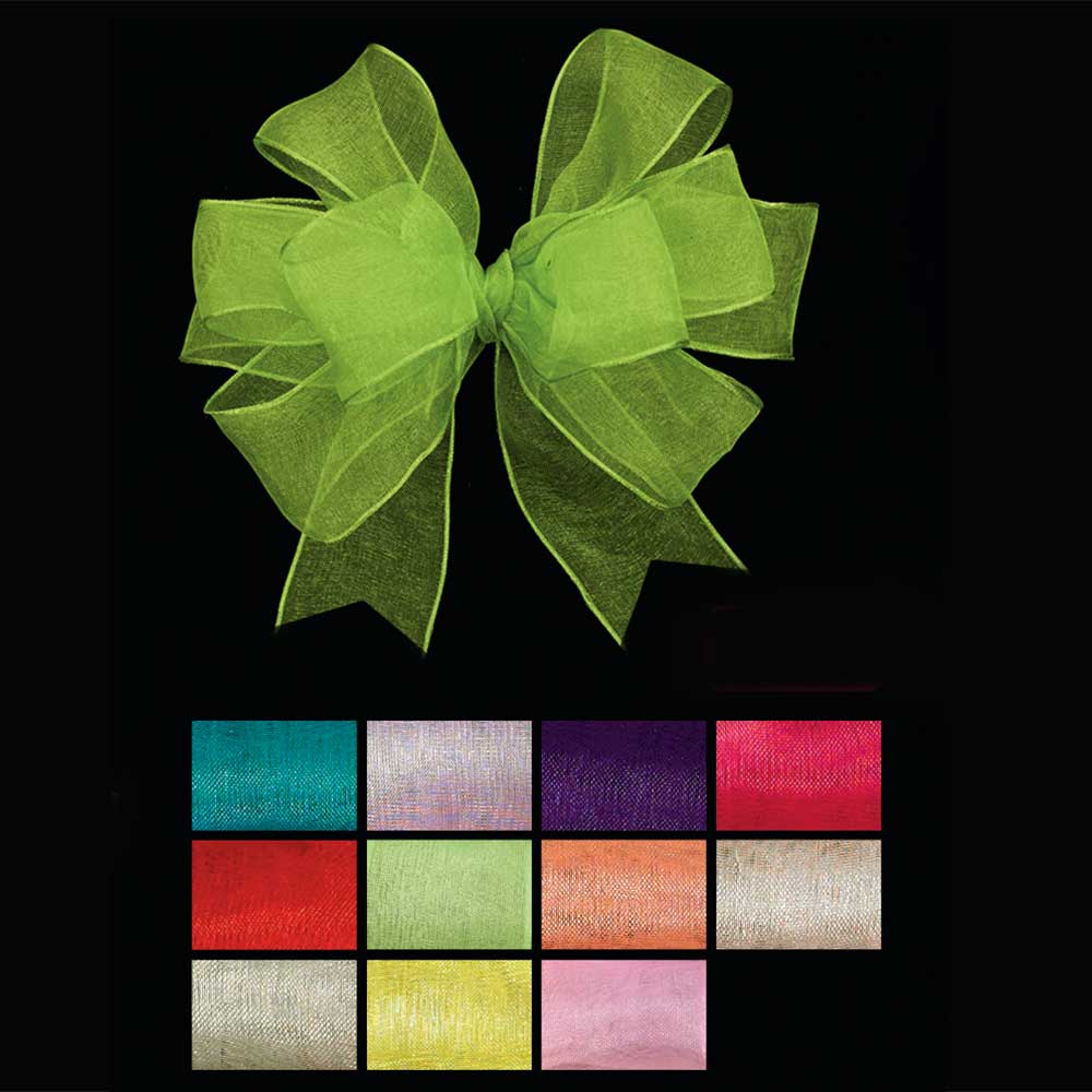 1 3/8" WIRED AMBIANCE RIBBON