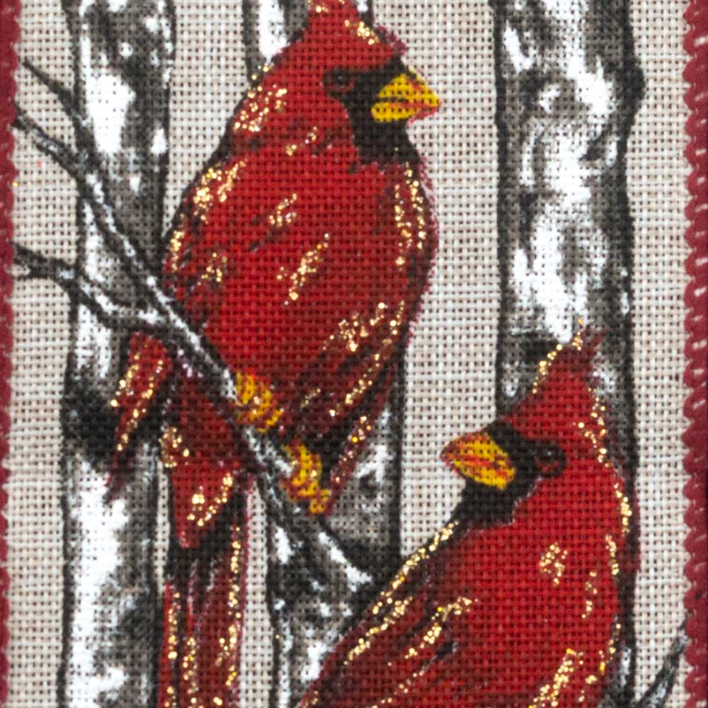 2 1/2" WIRED COUNTRY GLITZ,CARDINAL