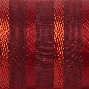 1 3/8" METALLIC STRIPE,RED