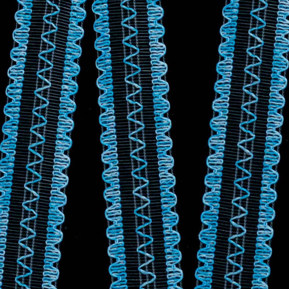 17MM SCALLOPED CURLS,BLUE